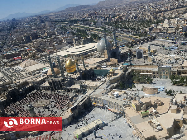 تصاویر هوایی از قم در نخستین روز از سال 1400