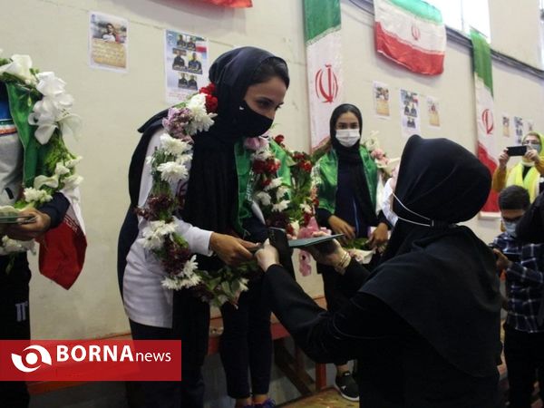 مراسم استقبال از مقام آوران مسابقات انتخابی المپیک _ بندرانزلی