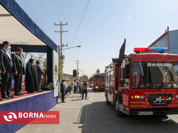 مانور بزرگ امداد و نجات نیروهای آتش نشان