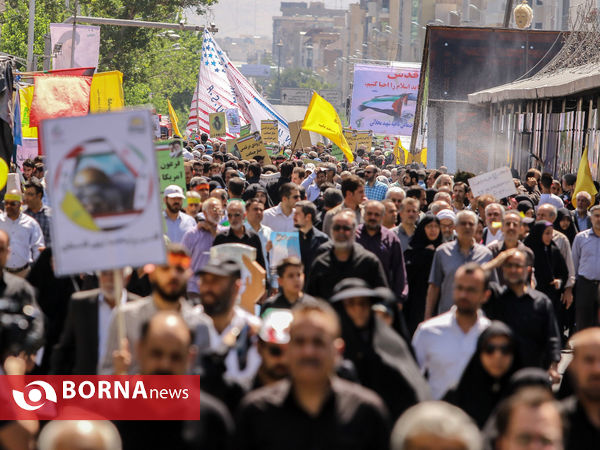 راهپیمایی روز جهانی قدس در تهران (۱)