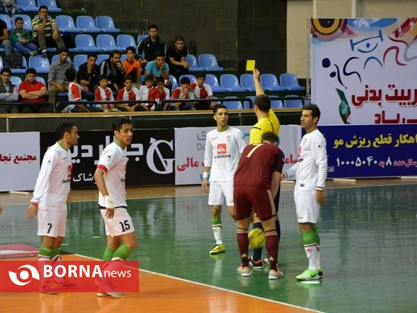 دیدار دوستانه فوتسال ایران و روسیه از نگاه دوربین