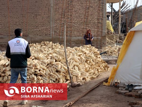 ادامه بازسازی مناطق زلزله‌زده زمین لرزه مهرماه شهرستان خوی