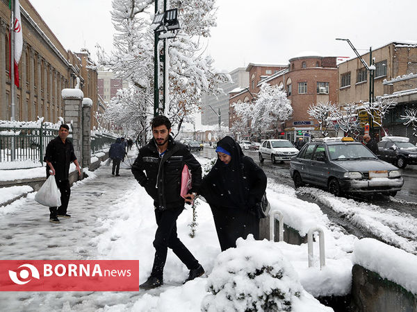 بارش برف در تهران -2