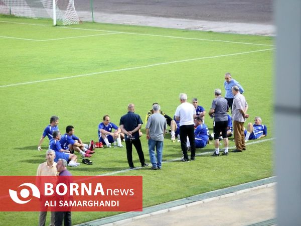 دیدار دوستانه فوتبال پیشکسوتان سپیدرود _ استقلال رشت