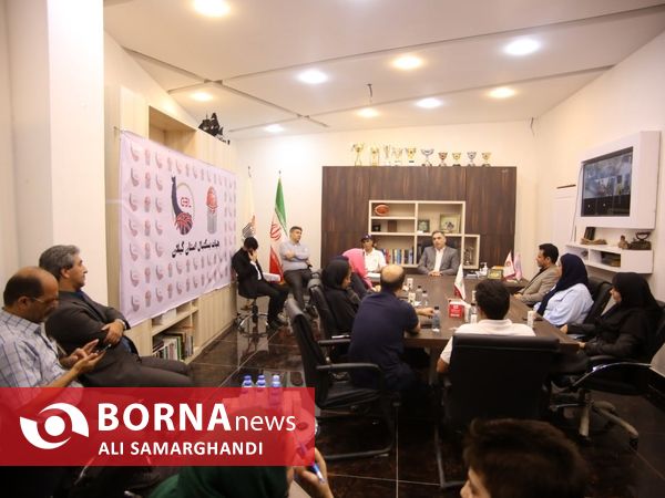 نشست خبری رییس هیات بسکتبال استان گیلان با اصحاب رسانه