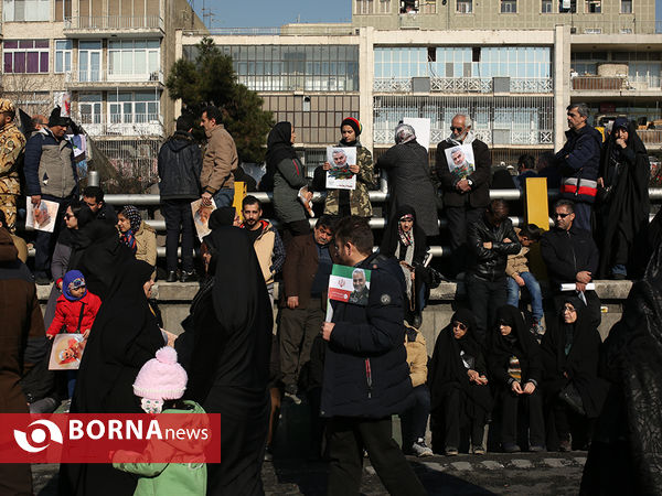 تشییع پیکر سردار شهید حاج قاسم سلیمانی در تهران