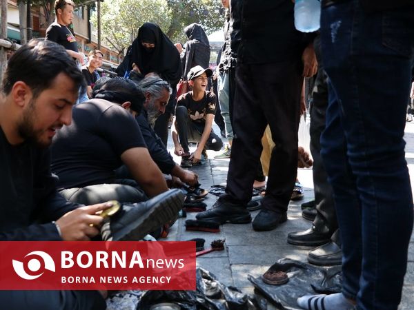 پیاده روی جاماندگان اربعین در شهرستان ری