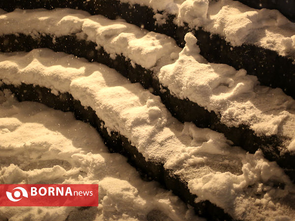 اولین برف زمستانی تهران