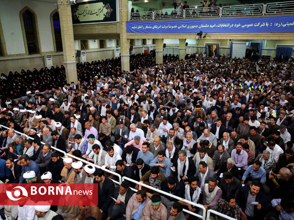 دیدار مردم نجف‌آباد با رهبر انقلاب