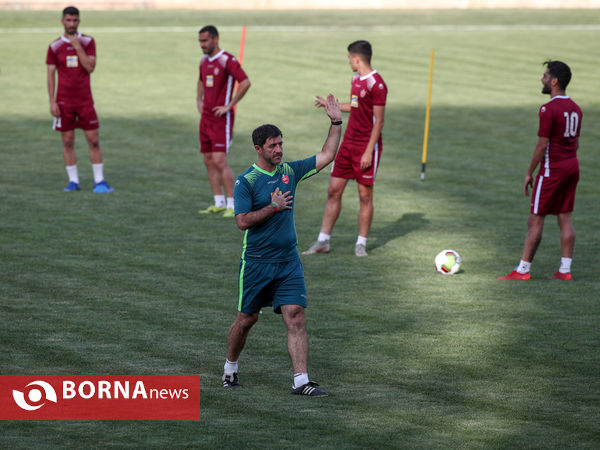 تمرین تیم فوتبال پرسپولیس تهران