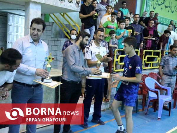 مسابقات والیبال بسیج رده نونهالان در ساری