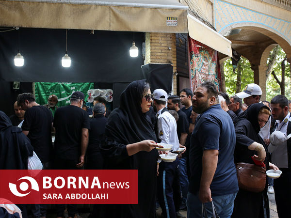 عزاداری روز تاسوعای حسینی علیه السلام در بازار تهران 
