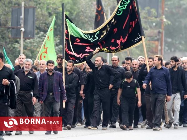 حضور عاشقان حسینی در تجمع بزرگ اربعین آستانه اشرفیه