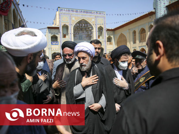 پیاده روی جاماندگان اربعین حسینی در شیراز