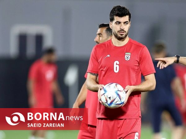 تمرین تیم ملی فوتبال - ورزشگاه الریان قطر