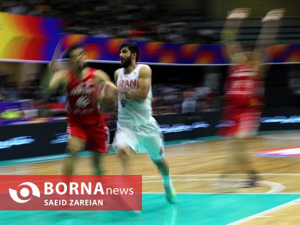 دیدار تیم های بسکتبال ایران - ژاپن