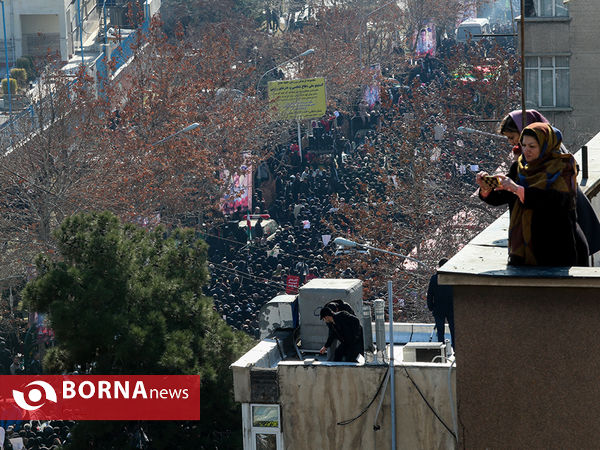 تشییع شهدای آتش نشان حادثه پلاسکو