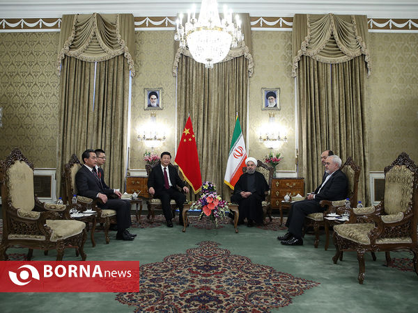 دیدار خصوصی روسای جمهور ایران و چین