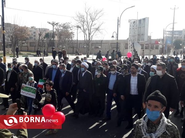 راهپیمایی روز ۲۲ بهمن - شهرستان قرچک