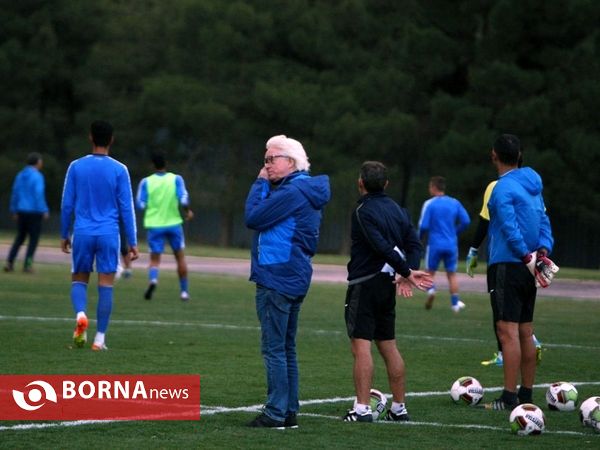 تمرینات تیم فوتبال استقلال تهران