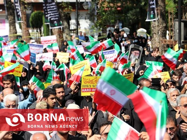 اجتماع عزاداران رضوی در رشت