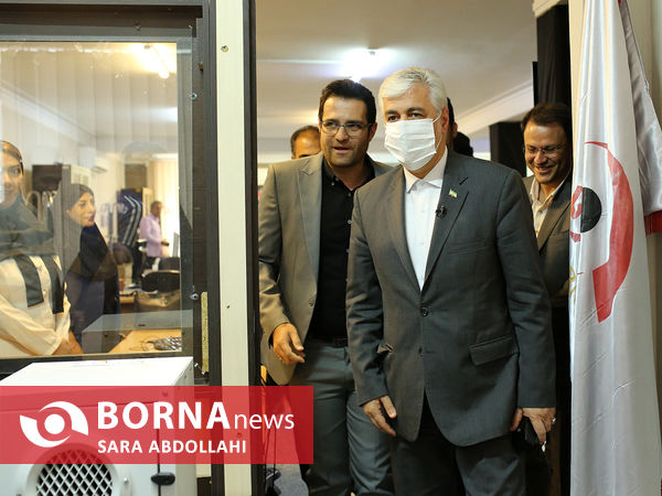 حضور حمید سجادی وزیر ورزش در خبرگزاری برنا