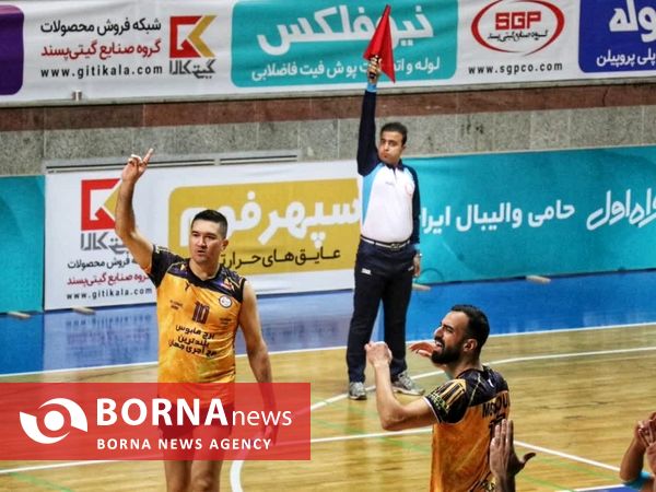 هفته هشتم لیگ برتر والیبال؛دیدار تیم‌های گیتی پسند و شهرداری گنبد