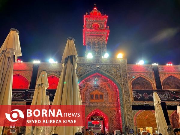 حرم حضرت علی(ع) در شب اربعین حسینی