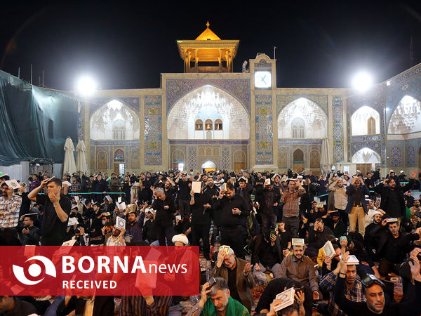 مراسم احیای شب نوزدهم ماه رمضان در حرم کریمه اهل‌بیت(س) 