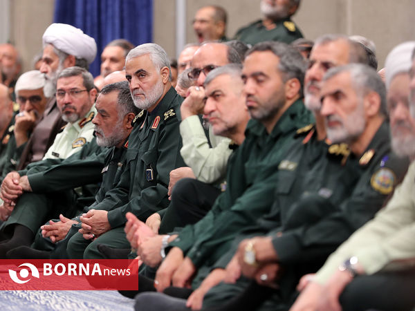 دیدار مجمع عالی فرماندهان سپاه با فرمانده کل قوا