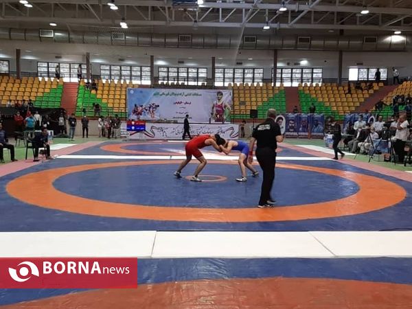 برگزاری مسابقات کشتی آزاد نونهالان کشور در الیگودرز