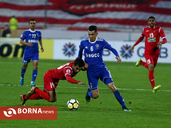 دیدار تیم های فوتبال  پرسپولیس- نسف قارشی ازبکستان