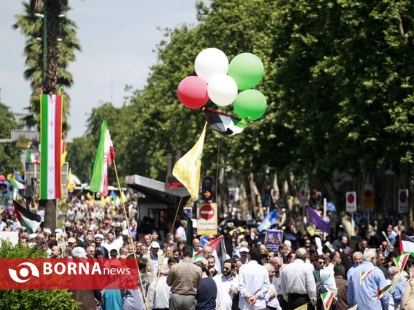 راهپیمایی روز قدس در رشت