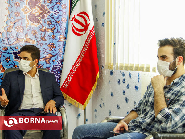 حضور ملی پوشان تیم ژیمناستیک ایران در دفتر خبرگزاری برنا