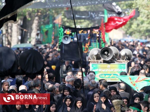 مراسم عزاداری روز عاشورا در لاهیجان