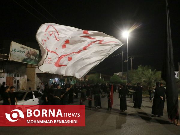 حال و هوای شب ششم محرم در خرمشهر