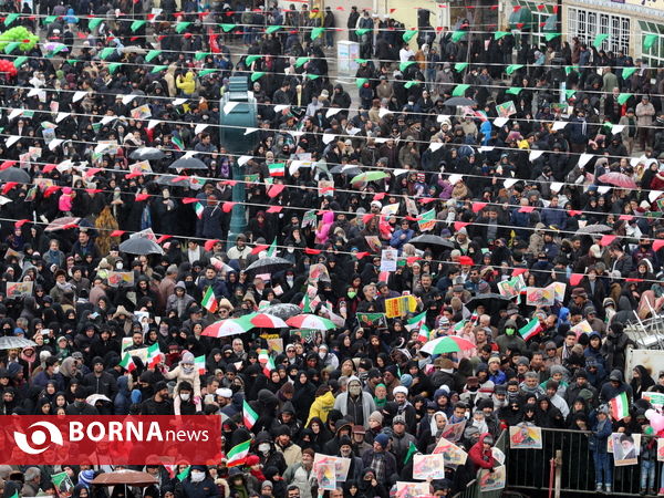 حضور شکوهمند همدانی ها در راهپیمایی ۲۲بهمن سلیمانی ها