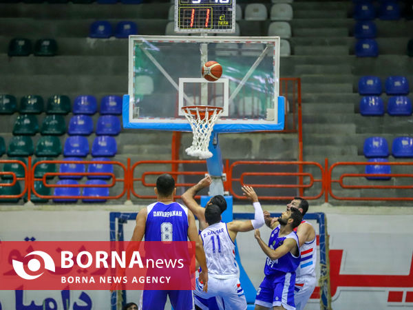 دیدار تیم های بسکتبال نبوغ -  نفت