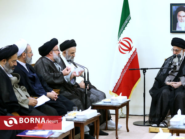 دیدار اعضای شورای عالی حوزه‌های علمیه با رهبر معظم انقلاب