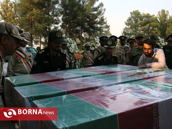 استقبال از شهدای گمنام در فرودگاه شیراز