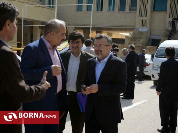 روسای فدراسیون‌ها ورزشی در نقاط صفر مرزی قصرشیرین