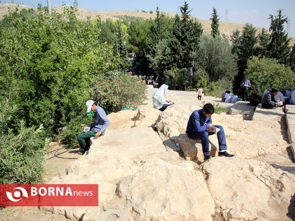 دعای عرفه در تپه الشهدای شیراز