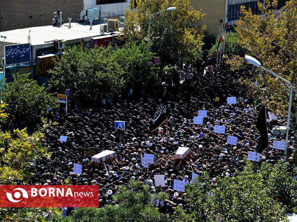 تشییع پیکرشهدای گمنام در مشهد