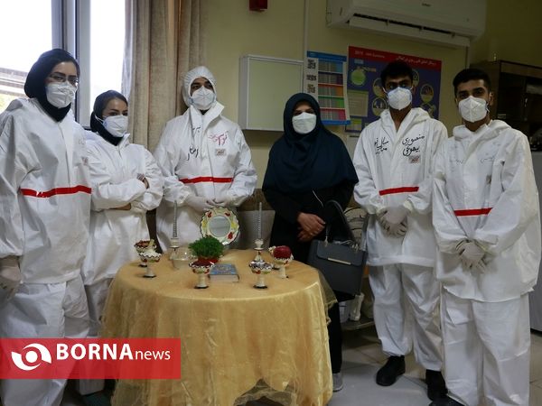 سال نو در کنار کادر درمان جنوب غرب خوزستان