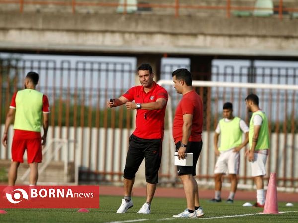 تمرینات تیم سپیدرود رشت و معارفه مدیرعامل جدید