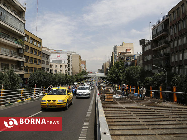 عملیات بازسازی پل کریمخان