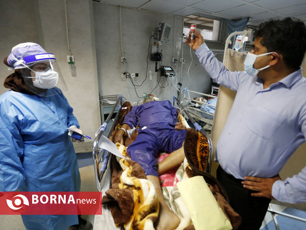 نبرد با کرونا بیمارستان نمازی شیراز