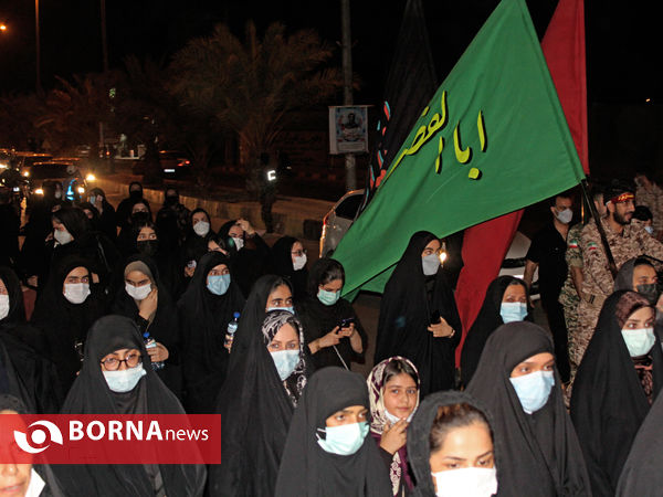 همگامی جاماندگان لامرد فارس با پیاده روی اربعین