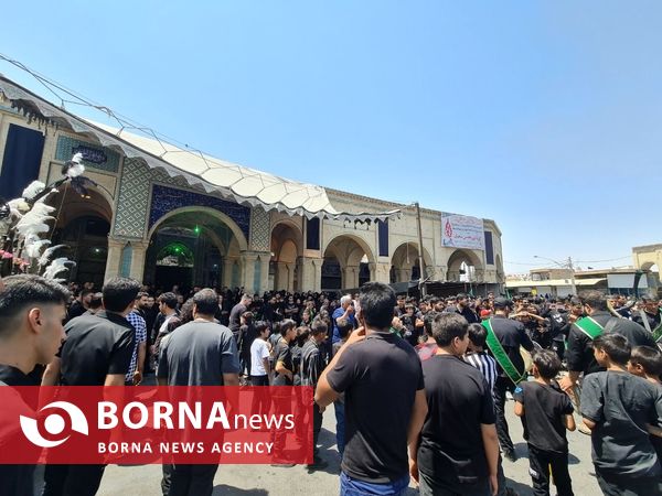 عزاداری مردم کرمان در روز تاسوعا حسینی