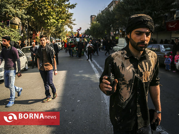 عزاداری دسته جات روز عاشورا در محله دولت آباد - شهر ری